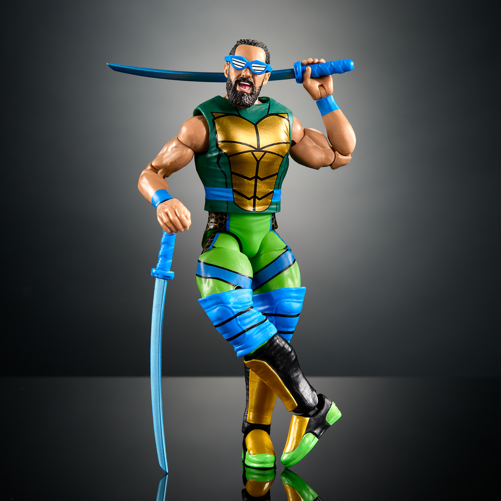 WWE Elite Collection Series- WWE X Teenage Mutant Ninja Turtles- Seth Rollins