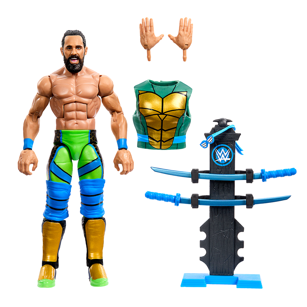 WWE Elite Collection Series- WWE X Teenage Mutant Ninja Turtles- Seth Rollins