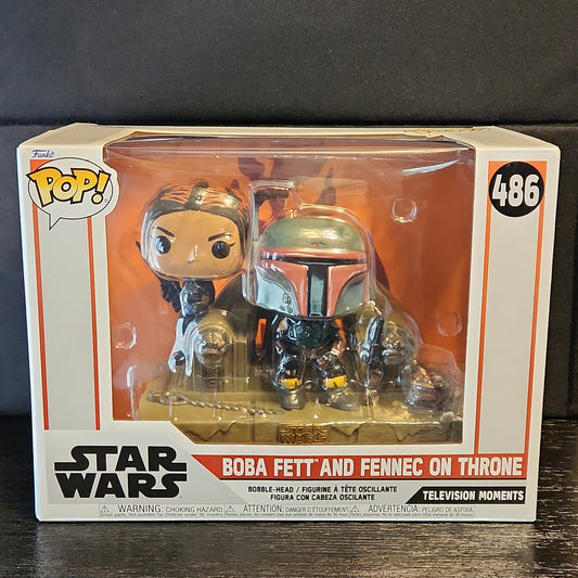 Funko Pop! Television- Star Wars: Boba Fett & Fennec on Throne