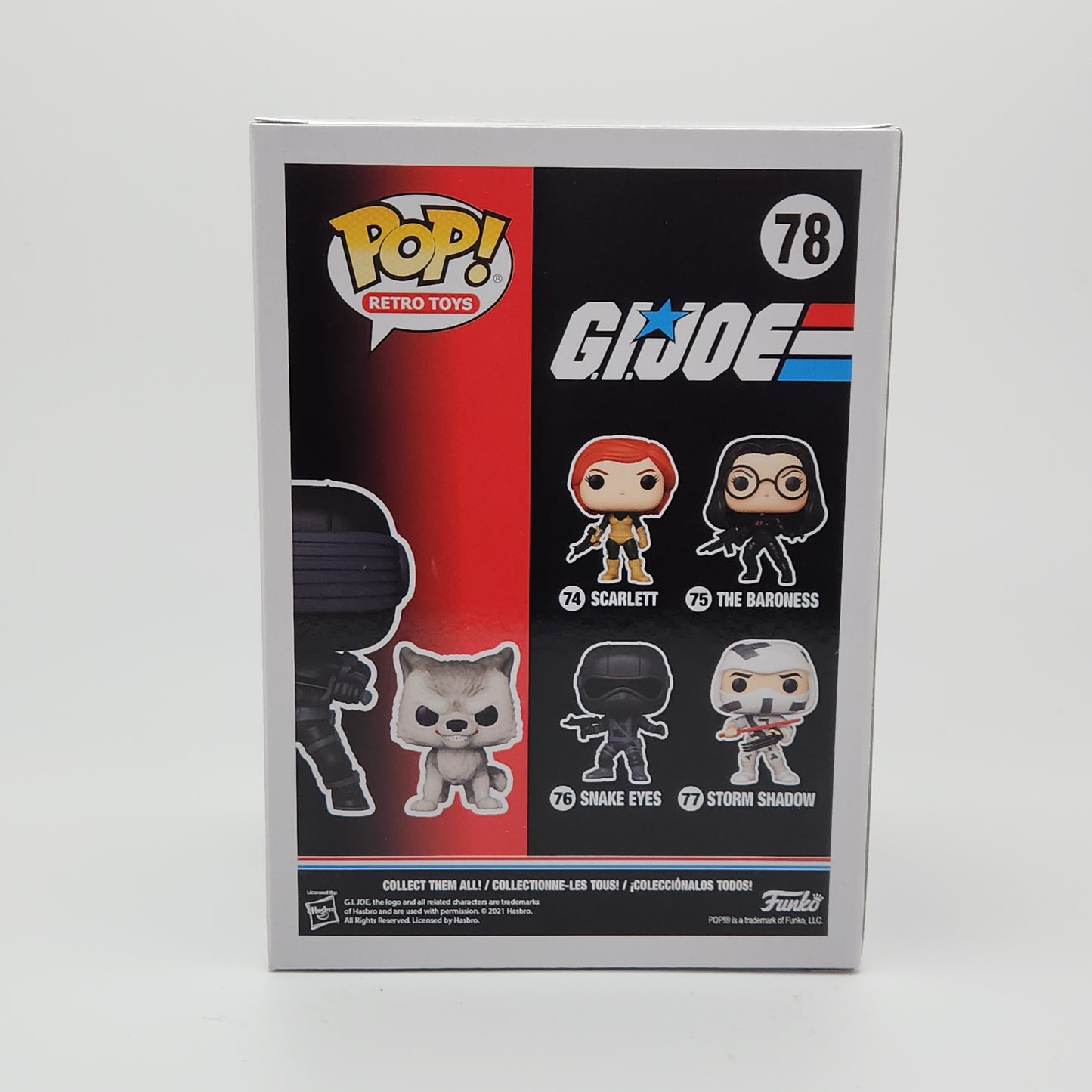 Funko Pop! Retro Toys- G.I. Joe: Snake Eyes with Timber