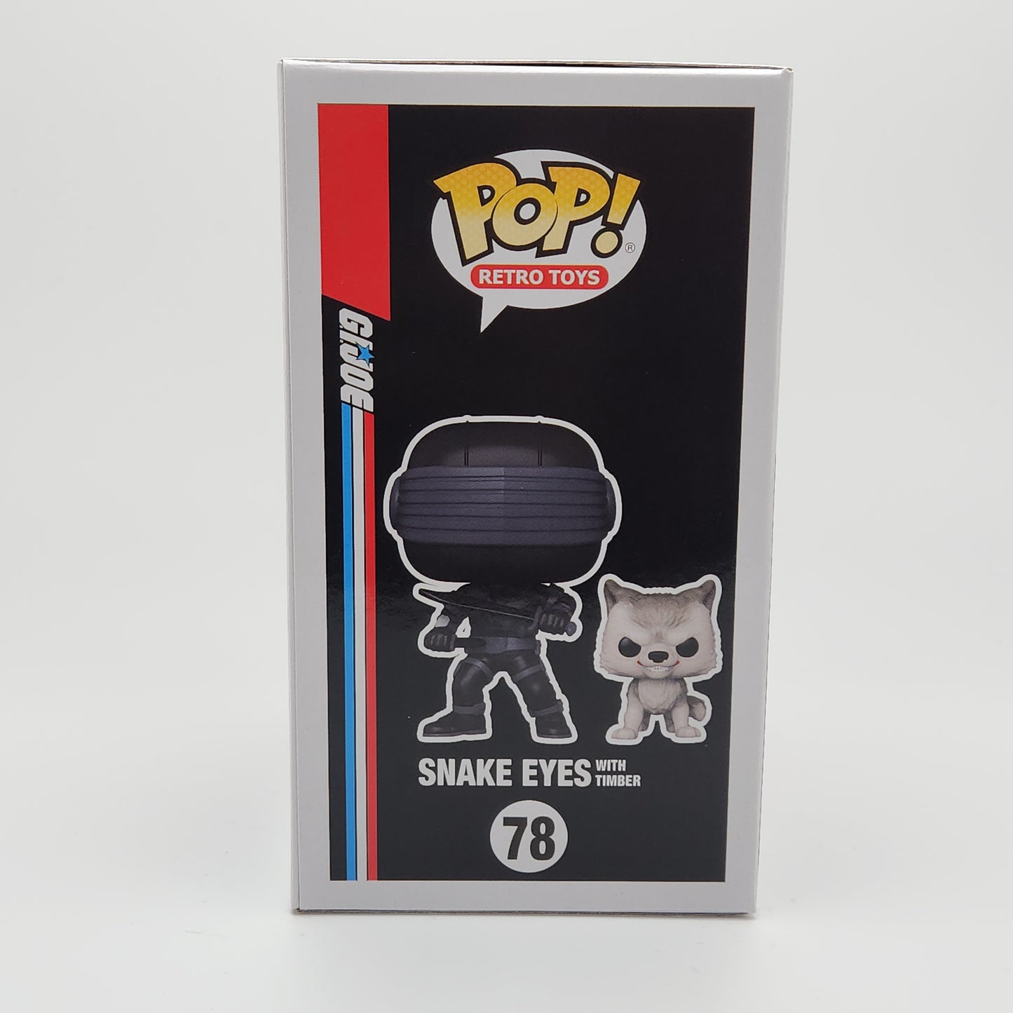 Funko Pop! Retro Toys- G.I. Joe: Snake Eyes with Timber