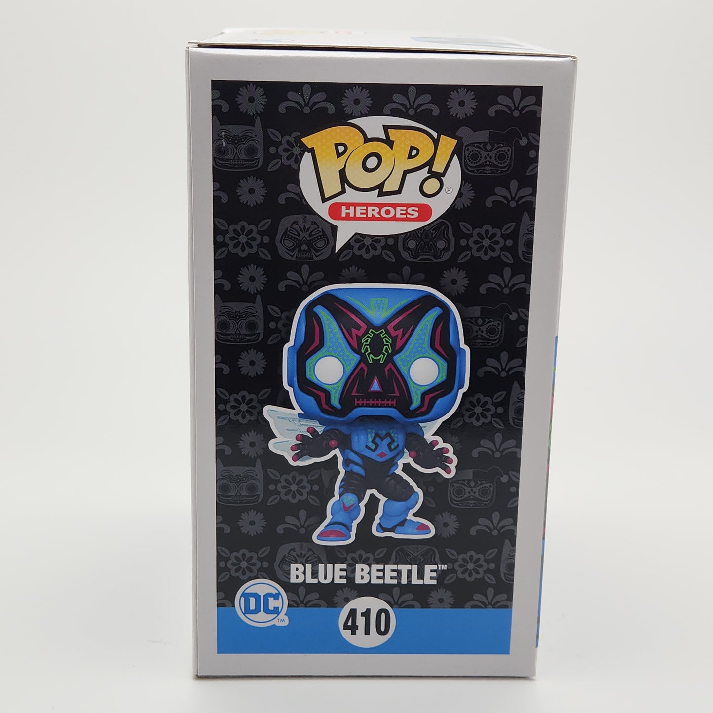 Funko Pop! DC Super Heroes- Blue Beetle (Dia De Los Muertos)