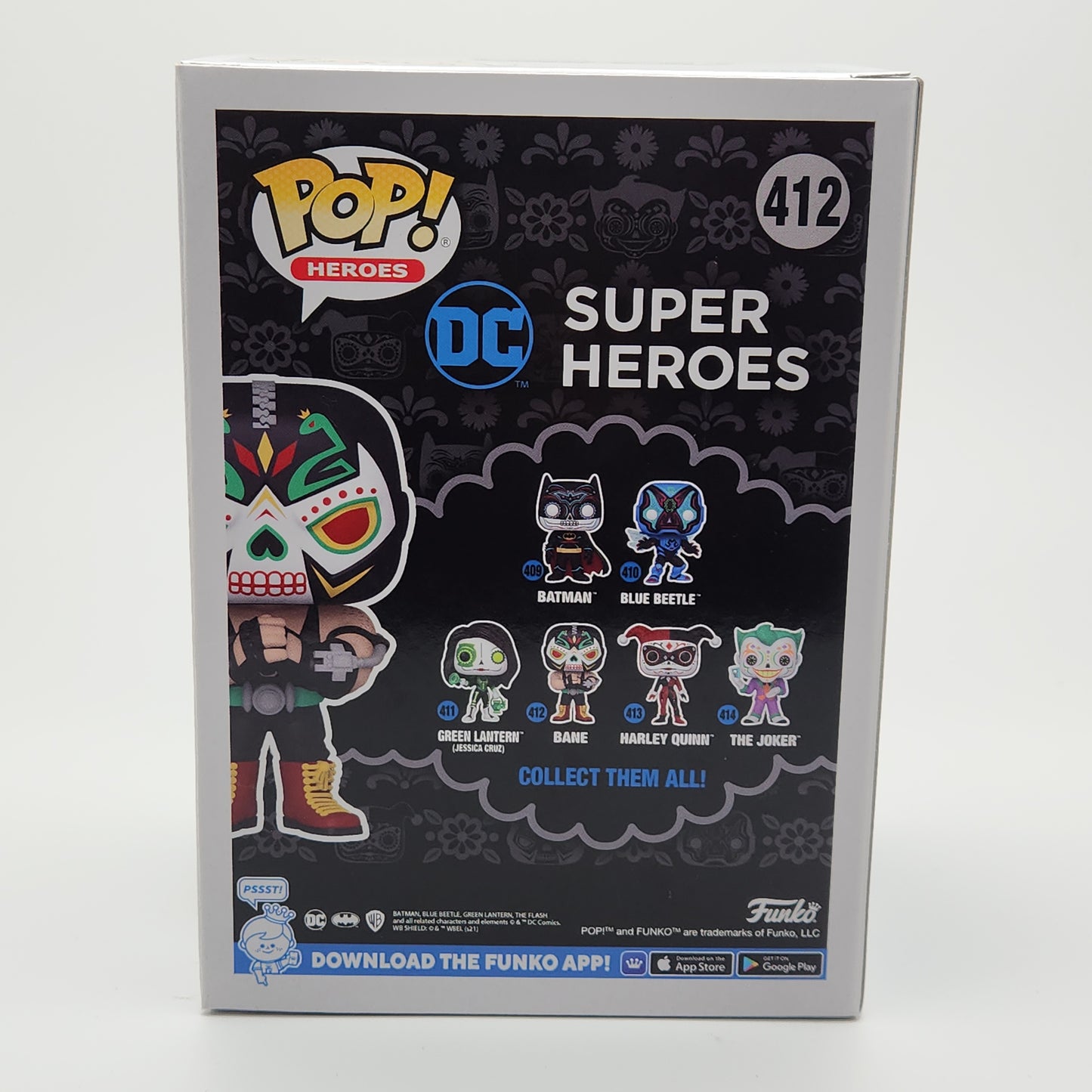 Funko Pop! DC Super Heroes- Bane (Dia De Los Muertos)