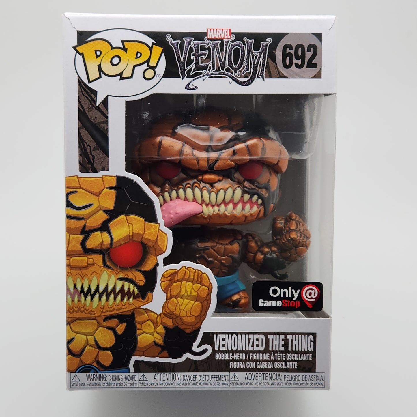 Funko Pop! Marvel- Venom: Venomized The Thing (Metallic)