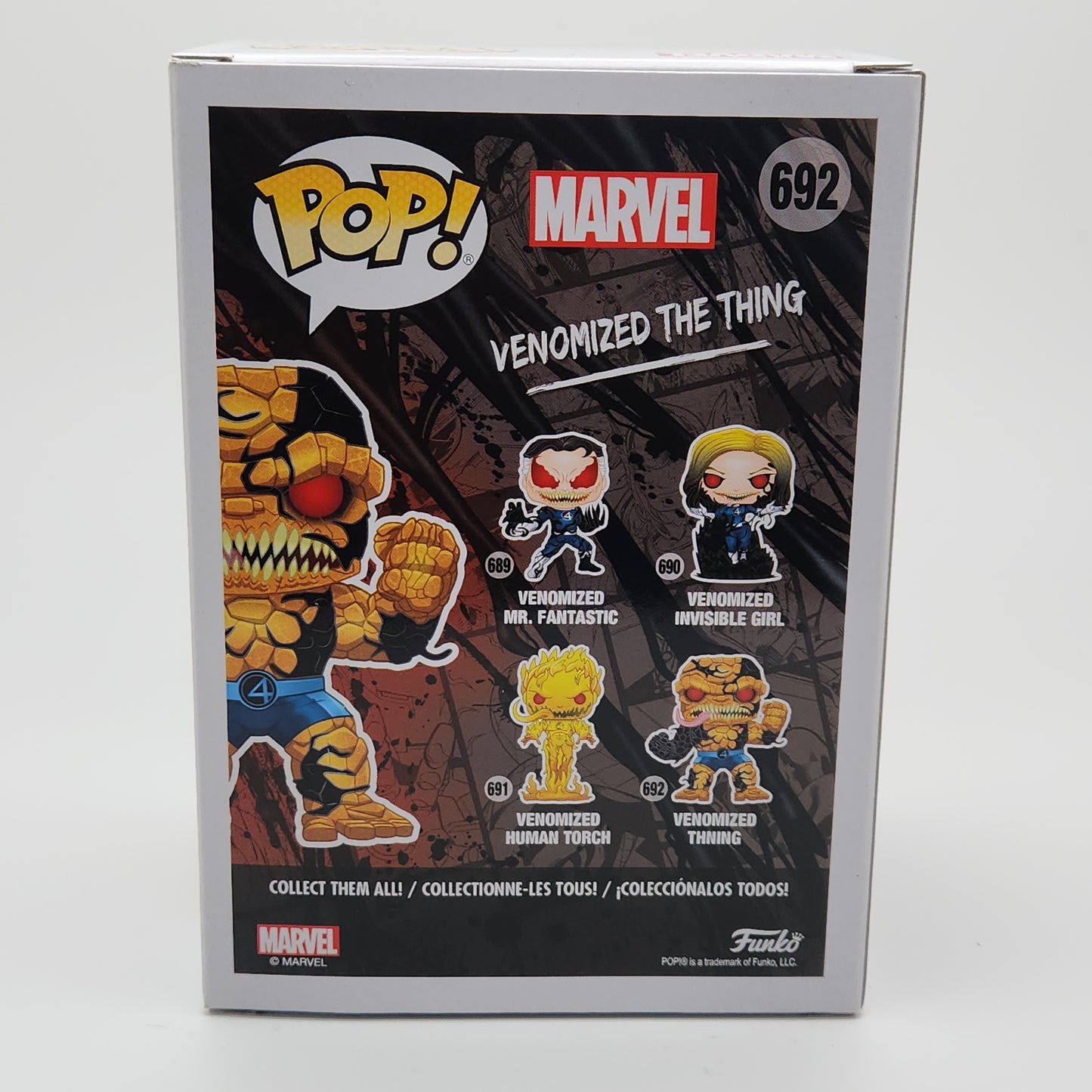 Funko Pop! Marvel- Venom: Venomized The Thing (Metallic)