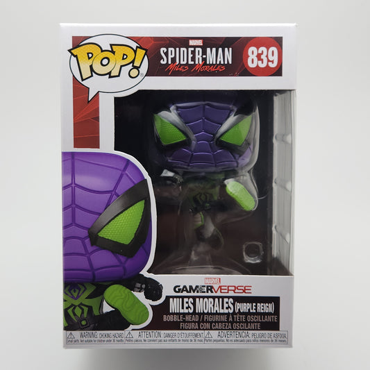 Funko Pop! Marvel- Spider-Man: Miles Morales (Purple Reign Suit)