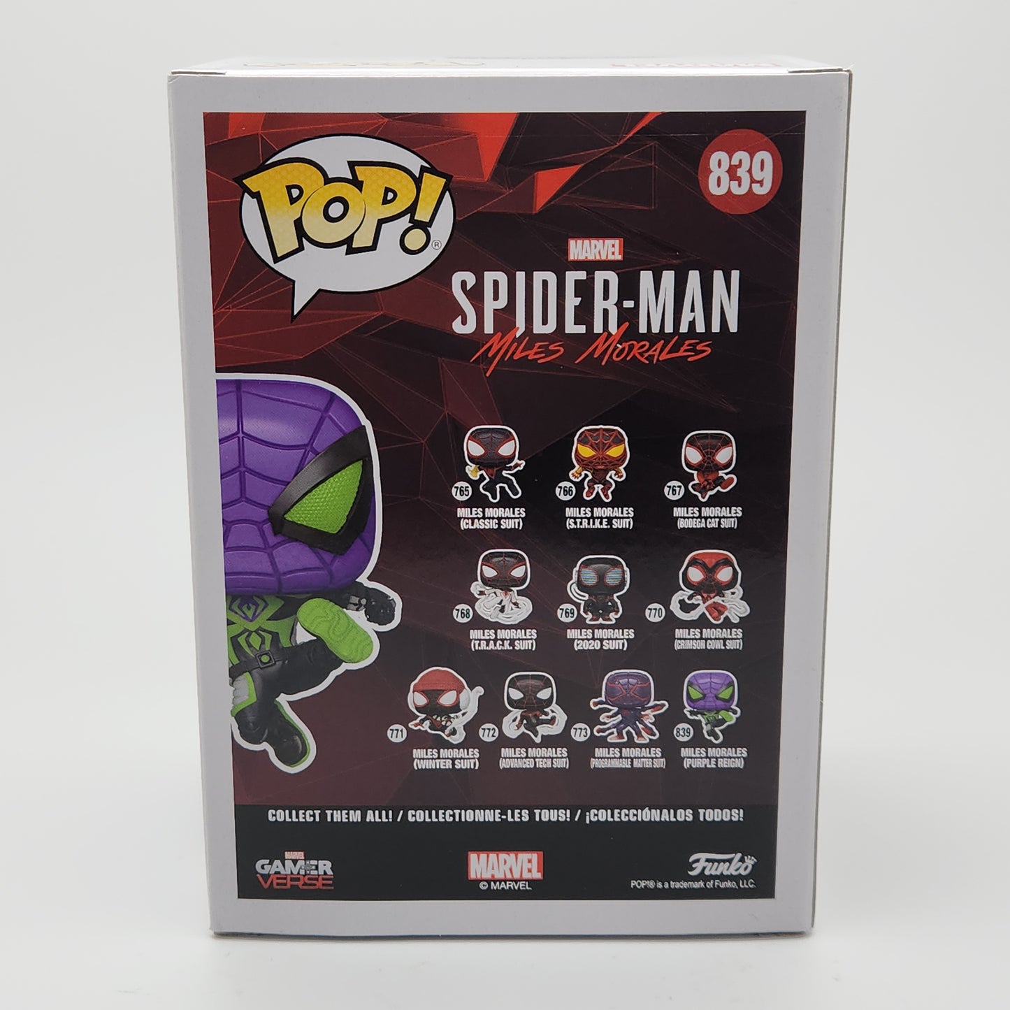 Funko Pop! Marvel- Spider-Man: Miles Morales (Purple Reign Suit)