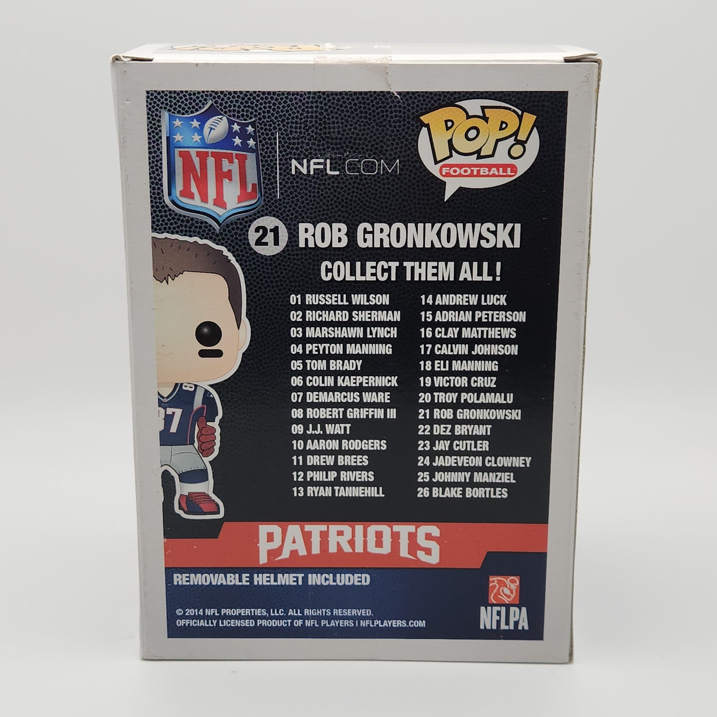 Funko Pop! Football- New England Patriots: Rob Gronkowski