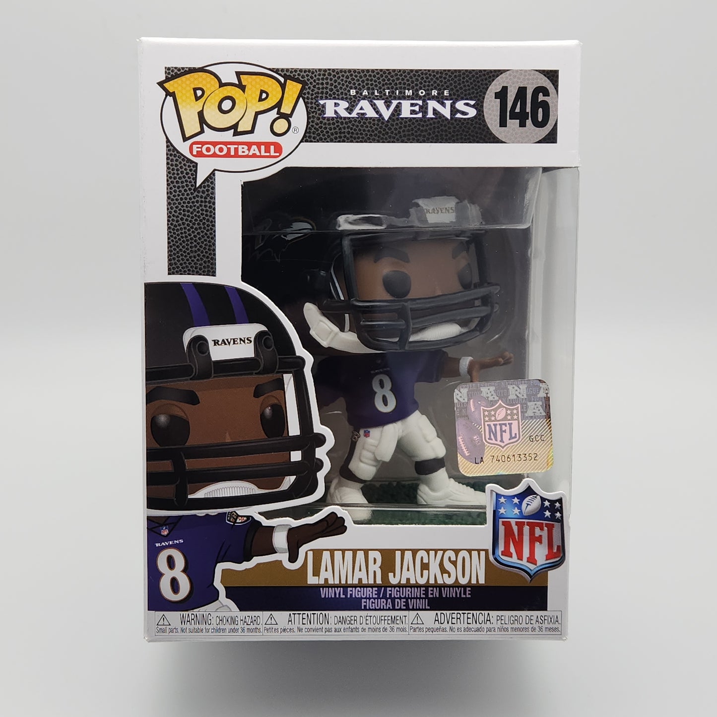 Funko Pop! Football- Baltimore Ravens: Lamar Jackson