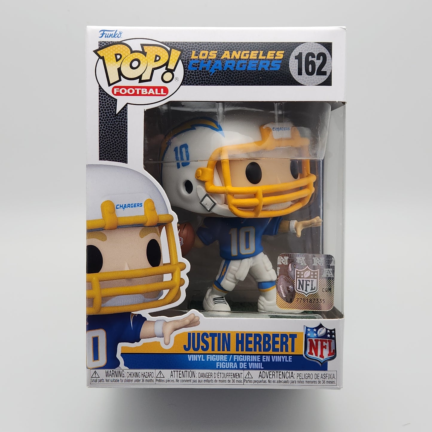 Funko Pop! Football- Los Angeles Chargers: Justin Herbert