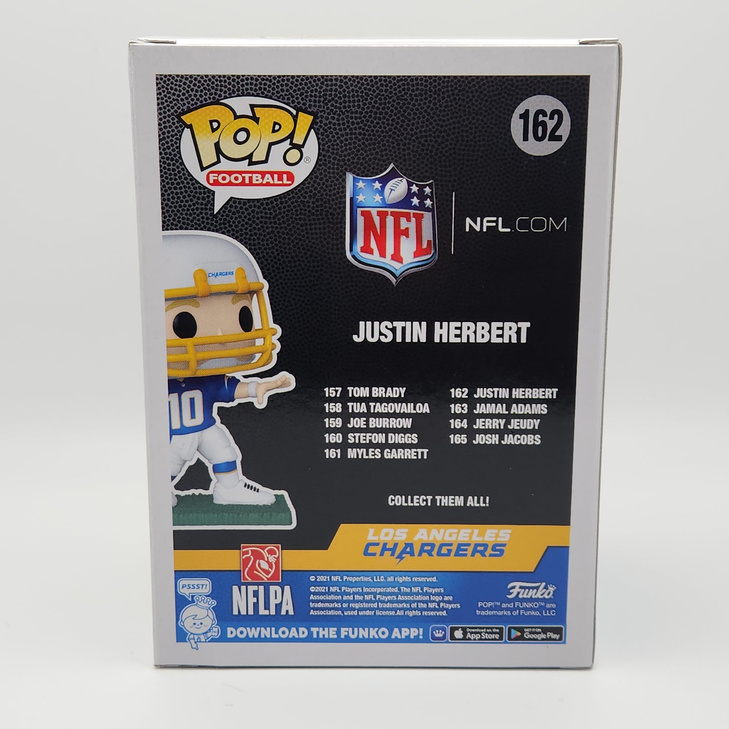 Funko Pop! Football- Los Angeles Chargers: Justin Herbert