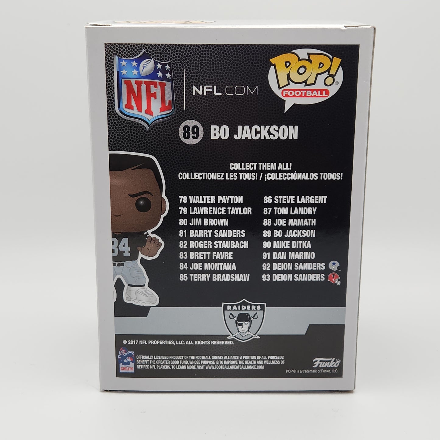 Funko Pop! Football- Oakland Raiders: Bo Jackson