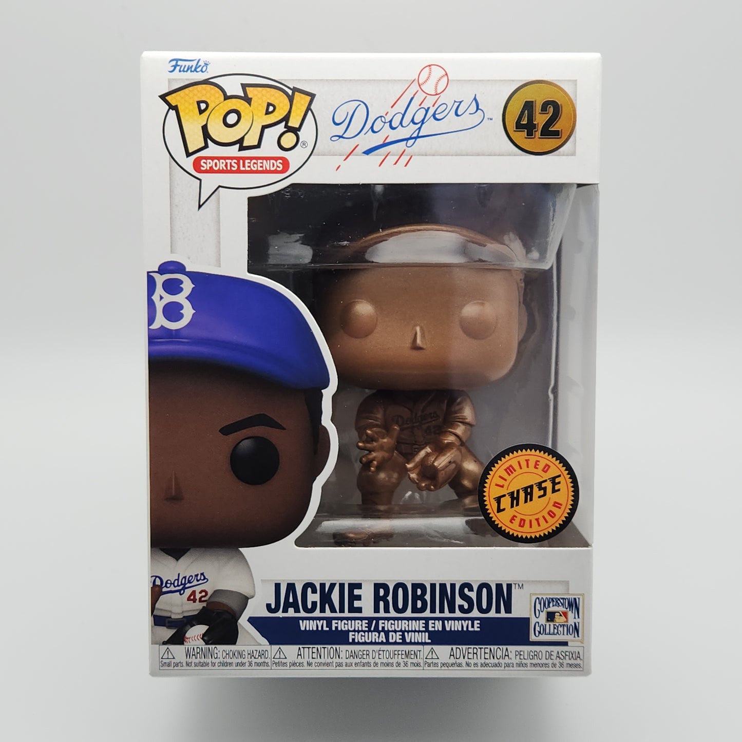 Funko Pop! Sports Legends- Brooklyn Dodgers: Jackie Robinson (Chase)