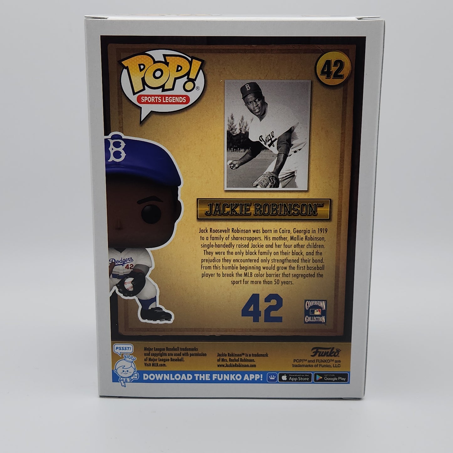 Funko Pop! Sports Legends- Brooklyn Dodgers: Jackie Robinson (Chase)