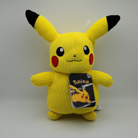 Pokémon- Pikachu Corduroy Plush (8") Officially Licensed