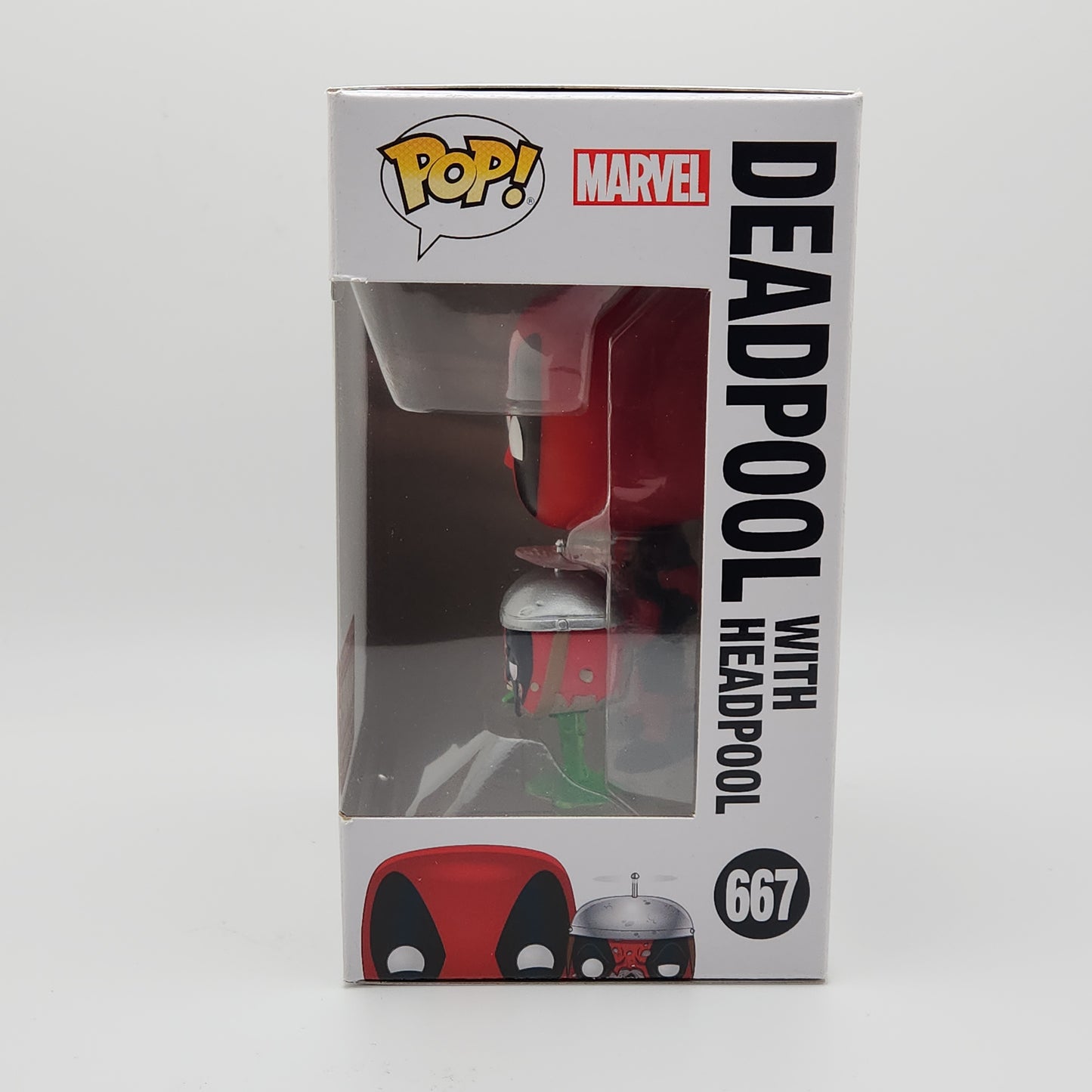 Funko Pop! Marvel Zombies- Deadpool with Headpool