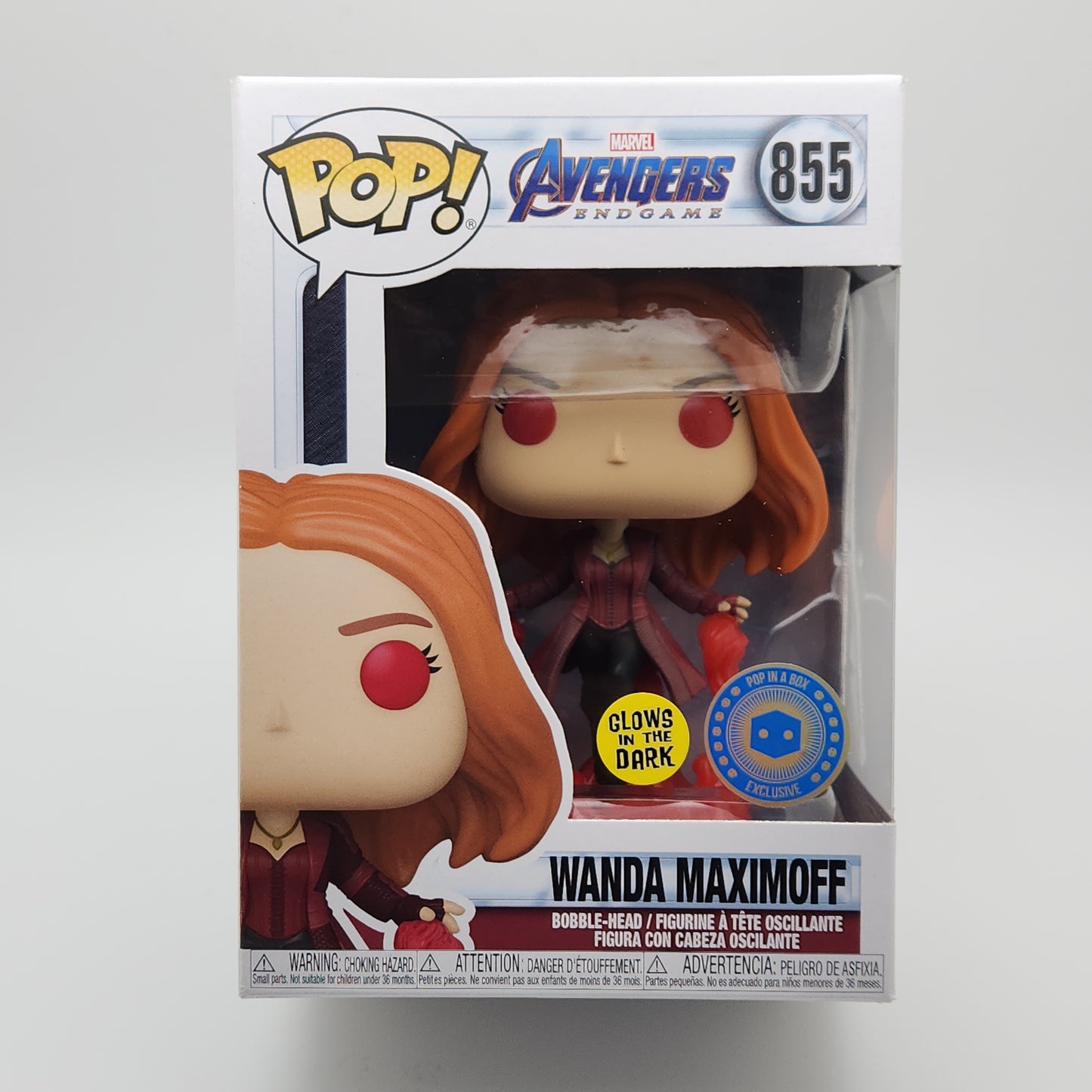 Funko Pop! Marvel- Avengers Endgame: Wanda Maximoff (GITD)