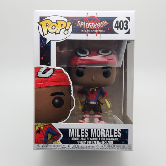 Funko Pop! Marvel- Spider-Man Into the Spiderverse: Miles Morales (Cape)