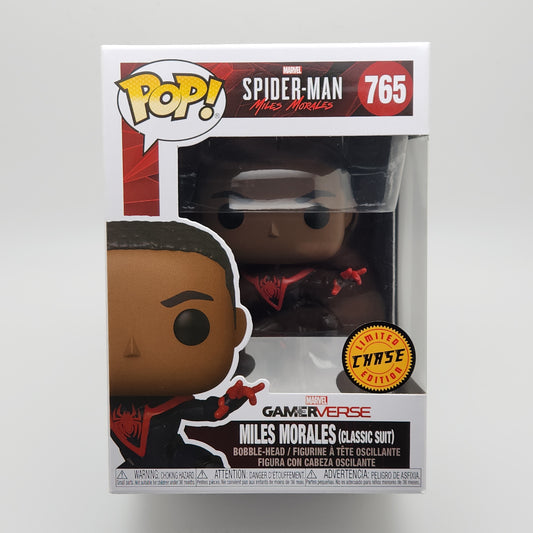 Funko Pop! Marvel- Spider-Man: Miles Morales (Classic Suit) (Unmasked) Chase