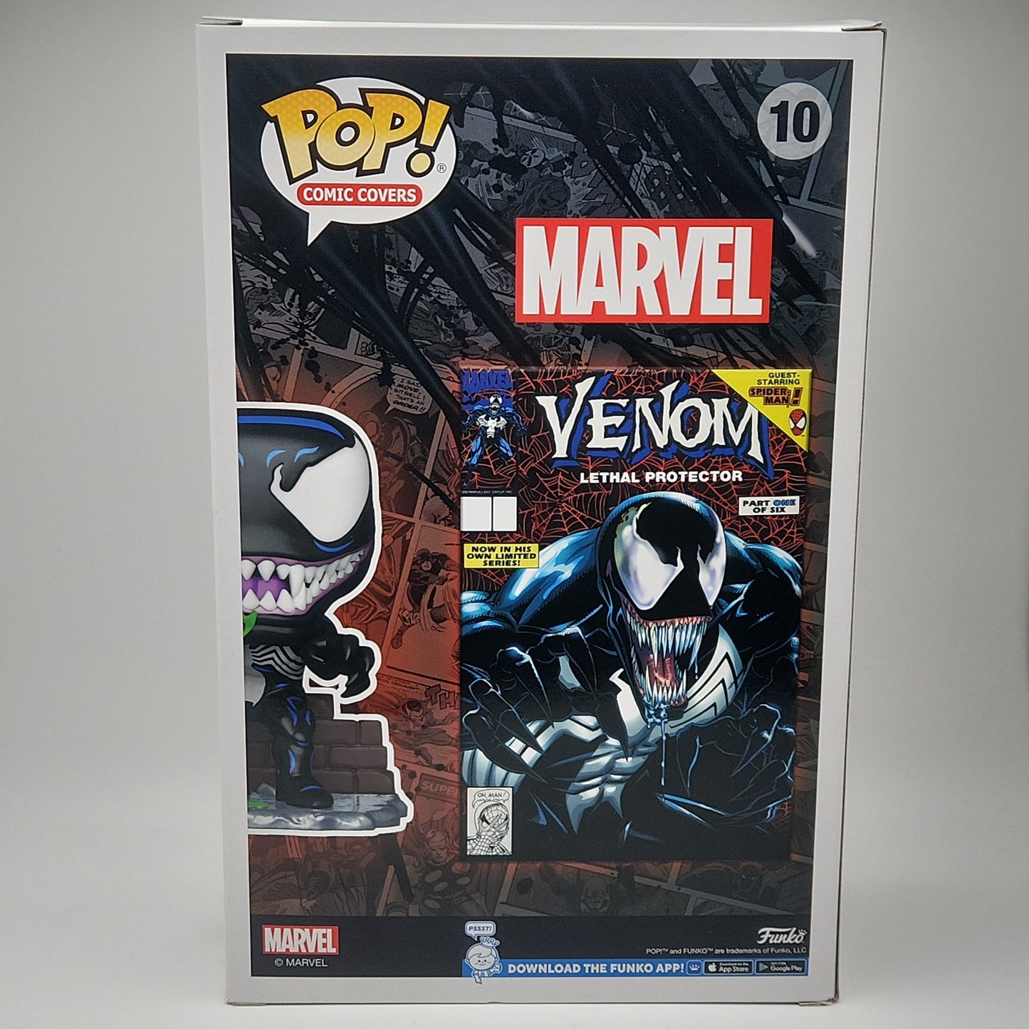 Funko Pop! Comic Covers- Marvel: Venom (Lethal Protector)