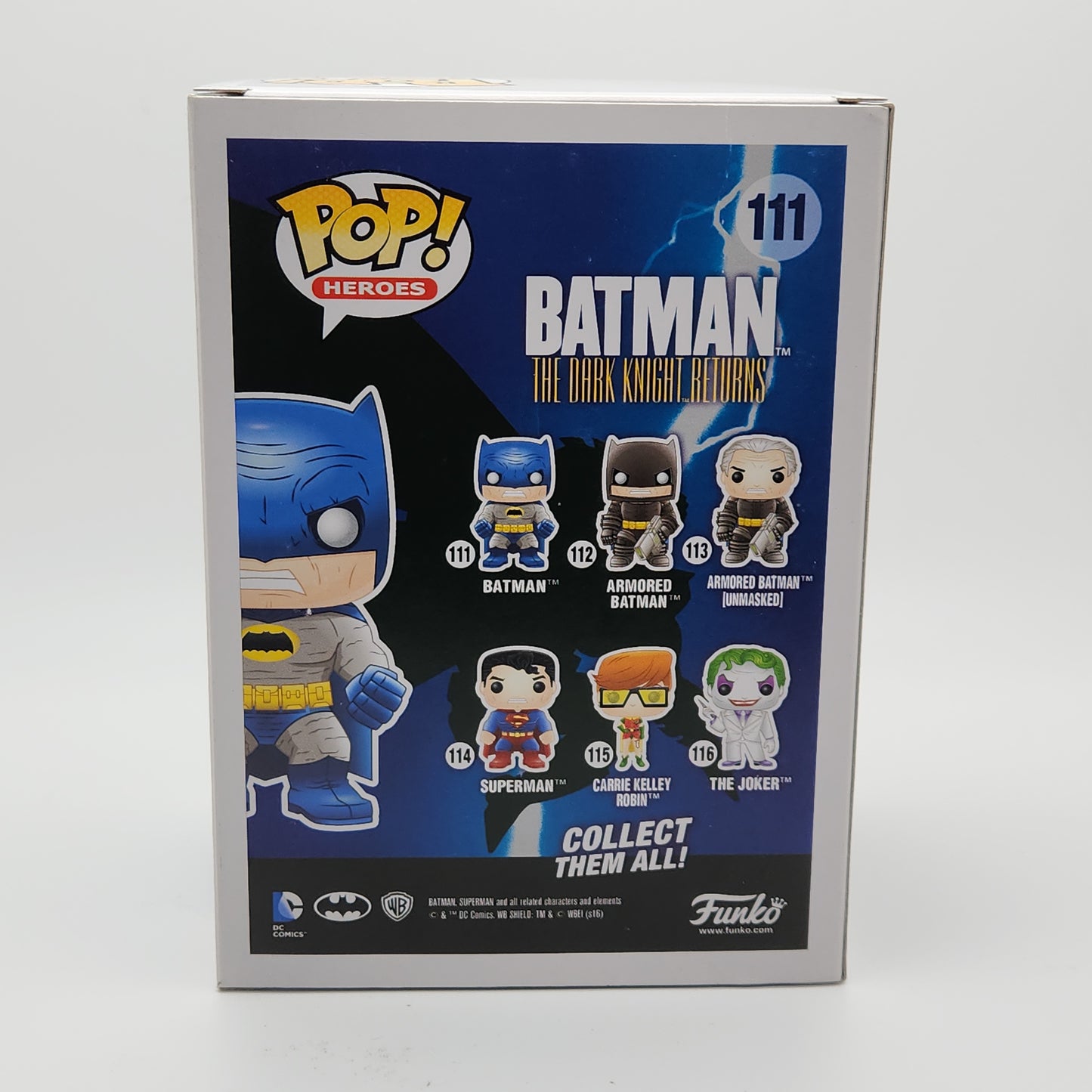 Funko Pop! Heroes- The Dark Knight Returns: Batman (Blue)