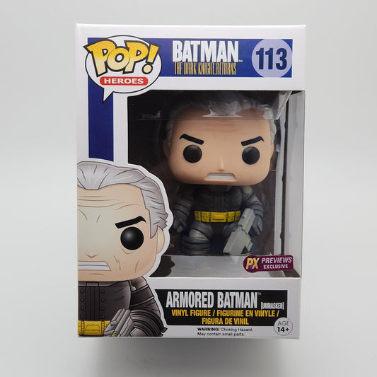 Funko Pop! Heroes- Batman The Dark Knight Returns: Armored Batman (Unmasked)