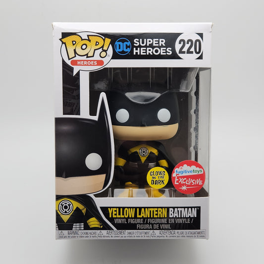 Funko Pop! Heroes- DC Super Heroes: Yellow Lantern Batman (Glows in the Dark)