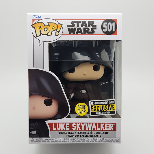 Funko Pop! Television- Star Wars: The Mandalorian- Luke Skywalker (Hooded)