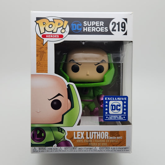 Funko Pop! Heroes- DC Super Heroes: Lex Luthor (Mech Suit) Metallic