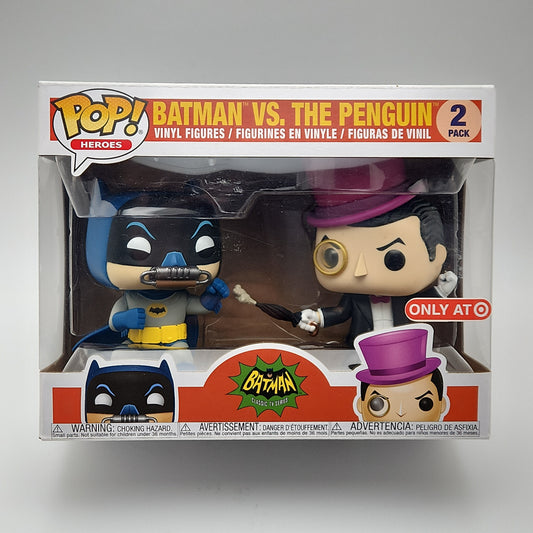 Funko Pop! Heroes- Batman Classic TV Series: Batman vs The Penguin (2pk)