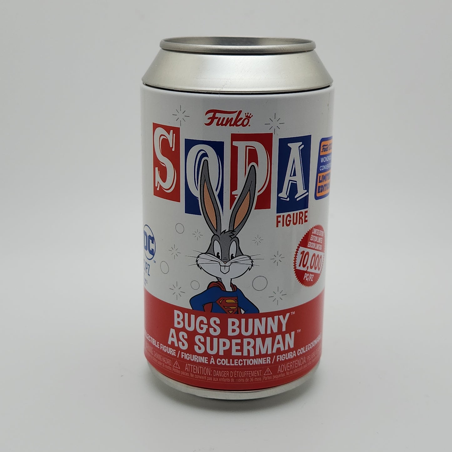 Funko Soda! Television- Looney Tunes: Bugs Bunny as Superman (Flocked Chase)