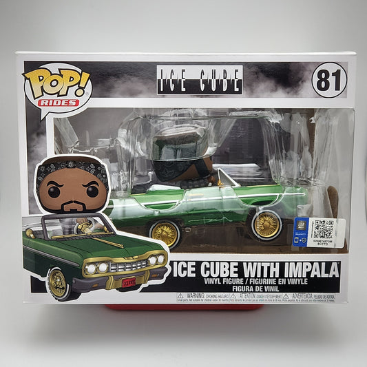 Funko Pop! Rides- Rocks: Ice Cube- Ice Cube with Impala