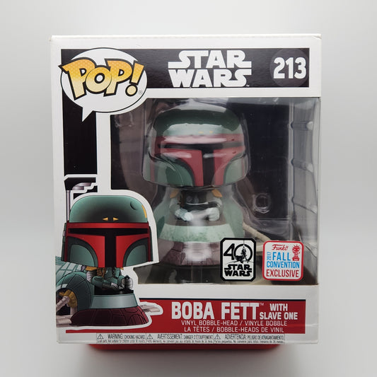 Funko Pop! Movies- Star Wars 40 Years: Boba Fett (with Slave One)