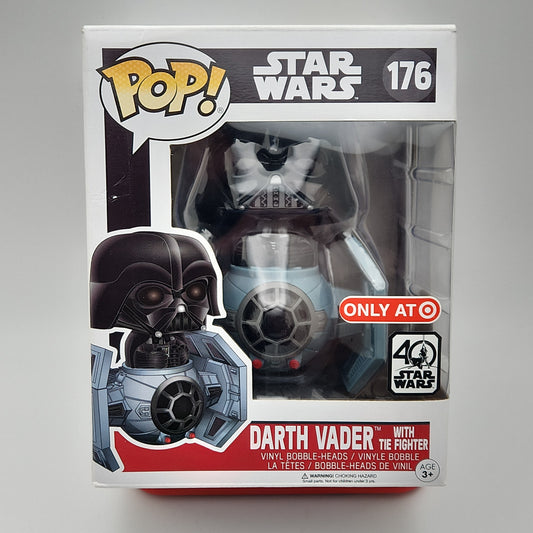 Funko Pop! Movies- Star Wars 40 Years: Darth Vader (with Tie Fighter)