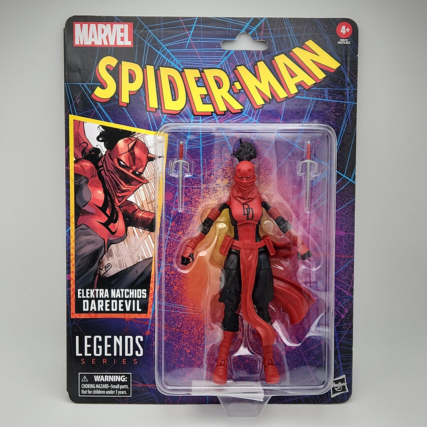 Marvel Legends Retro Collection- Daredevil: Woman Without Fear- Elektra Natchios Daredevil
