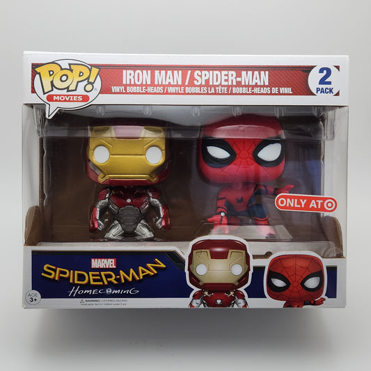 Funko Pop! Marvel- Spider-Man Homecoming: Iron Man & Spider-Man (2pk)