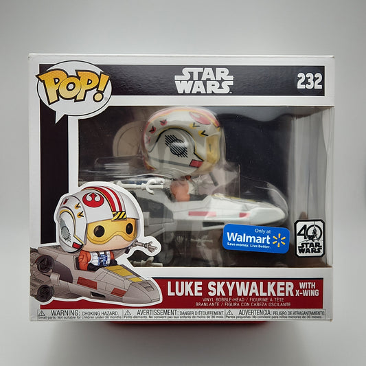 Funko Pop! Movies- Star Wars: Luke Skywalker with X-Wing