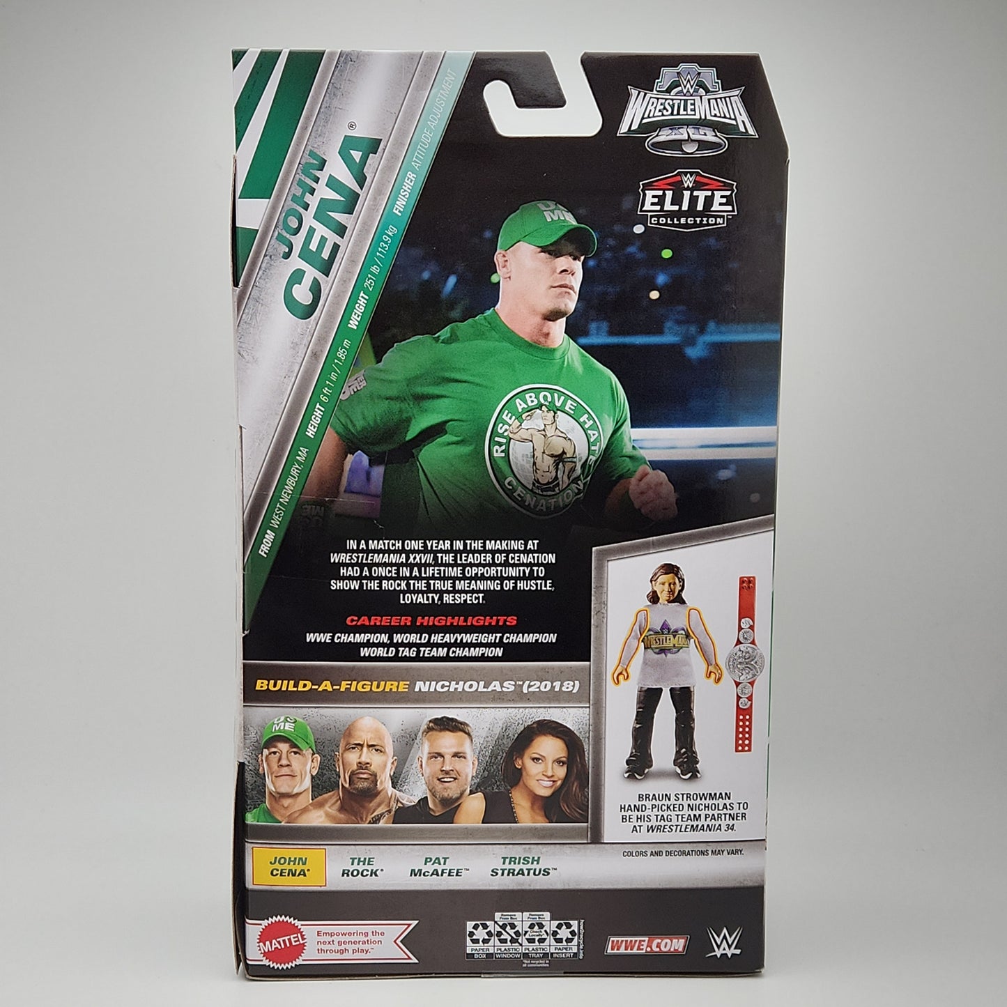 WWE Wrestlemania XL Elite Collection Series- John Cena (Philadelphia)