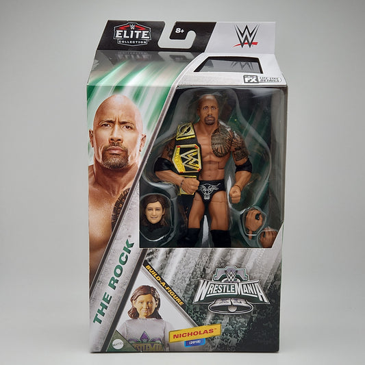 WWE Wrestlemania XL Elite Collection Series- The Rock (Philadelphia)