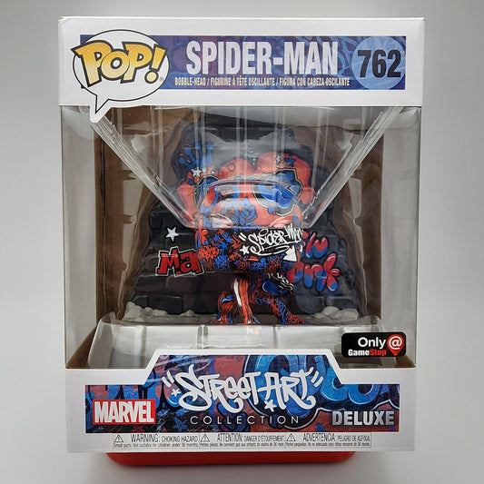 Funko Pop! Marvel- Deluxe Street Art: Spider-Man