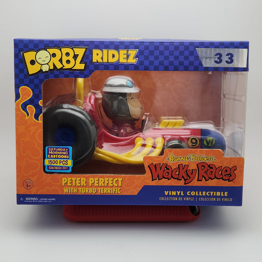 Funko Dorbz! Ridez- Hanna Barbera: Wacky Races- Peter Perfect (with Turbo Terrific)