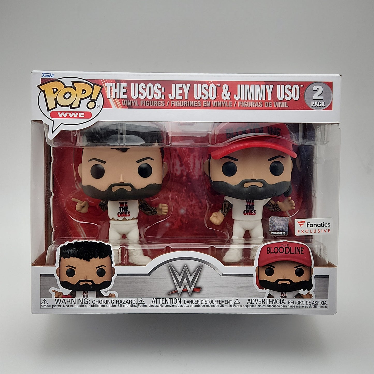 Funko Pop! WWE- The Usos: Jey Uso & Jimmy Uso 2pk (The Bloodline)