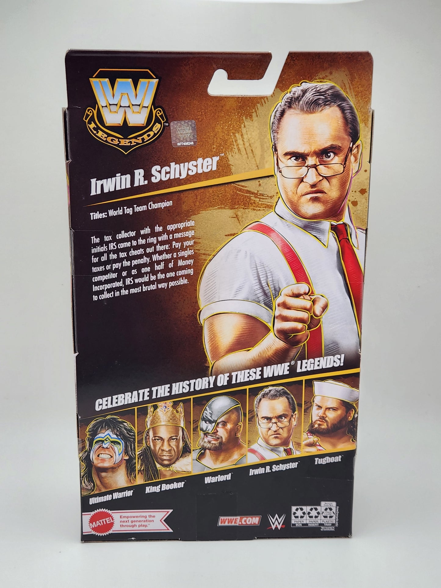 WWE Elite Collection Series- WWF Legends- Irwin R. Schyster (Greatest Hits)