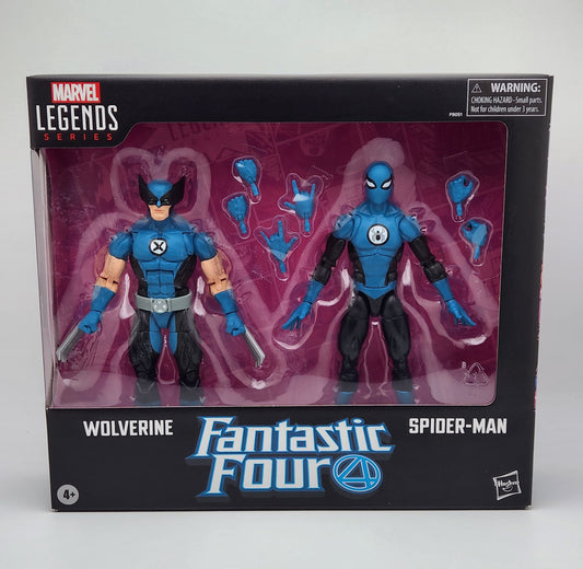 Marvel Legends Series Collection- Fantastic Four: Spider-Man & Wolverine FF4 Deco (2-pack)