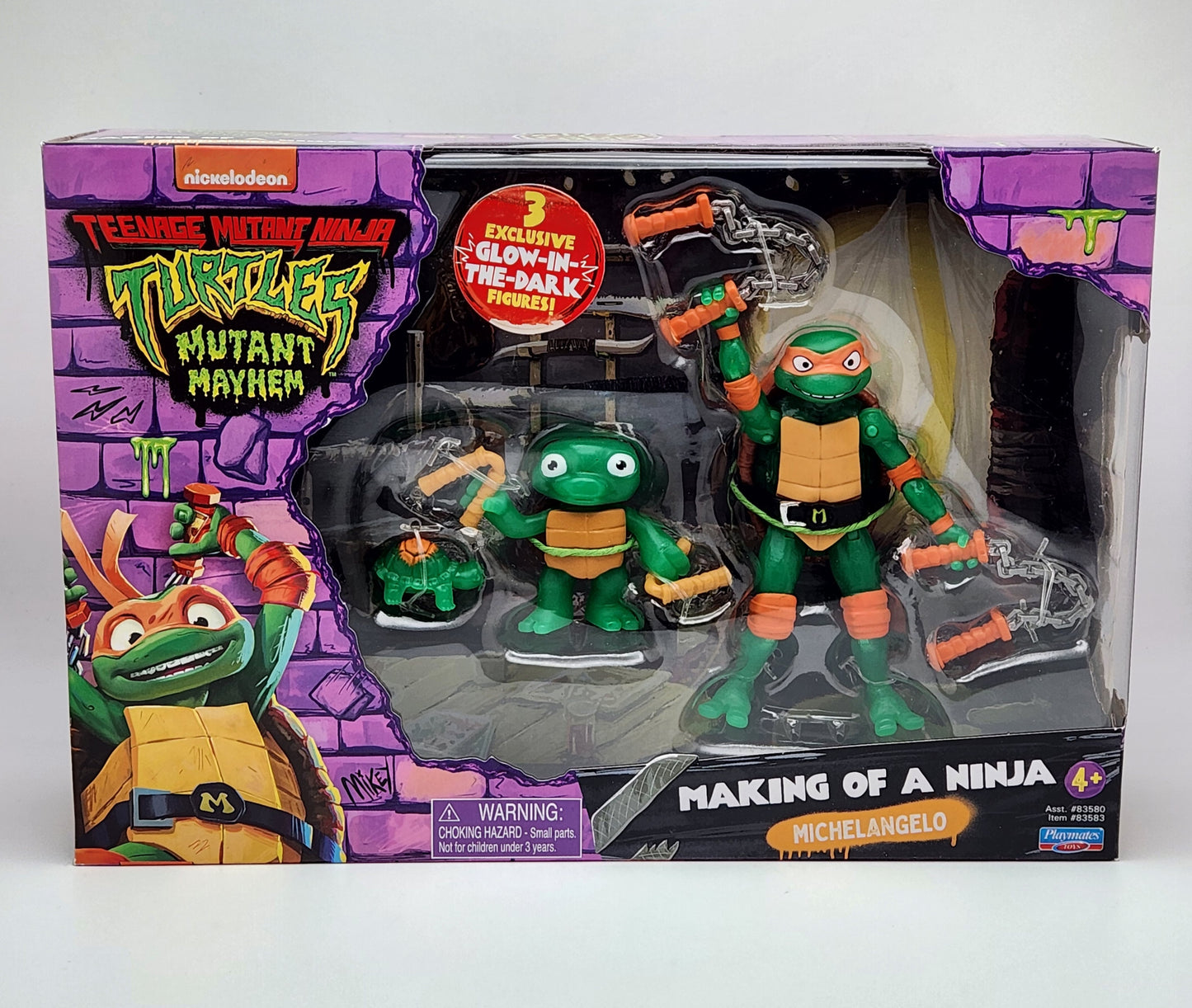 Teenage Mutant Ninja Turtles- Mutant Mayhem: Making of a Ninja- Michelangelo (GITD)