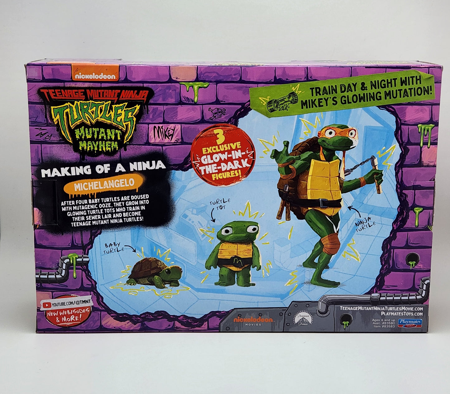 Teenage Mutant Ninja Turtles- Mutant Mayhem: Making of a Ninja- Michelangelo (GITD)