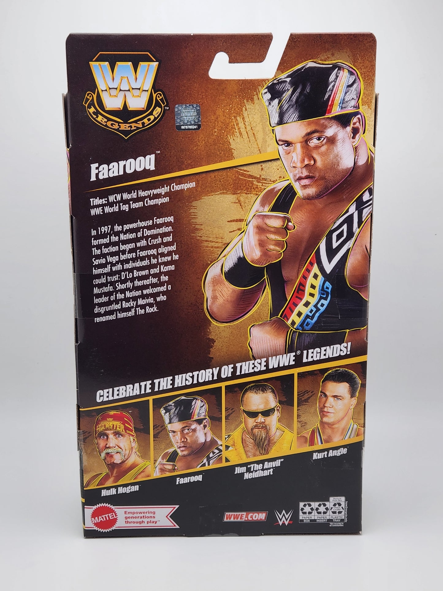 WWE Elite Collection Series- WWF Legends- Farooq (Nation of Domination)