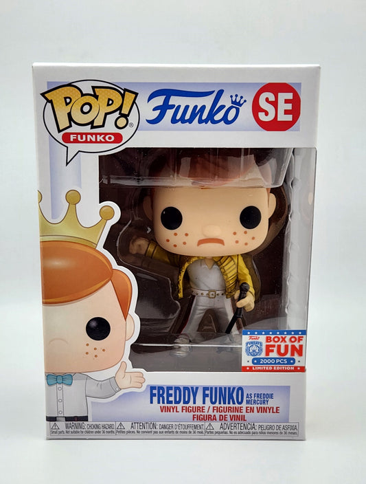 Funko Pop! SE- Fundays Games 2021- Freddy Funko as Freddie Mercury (Metallic)