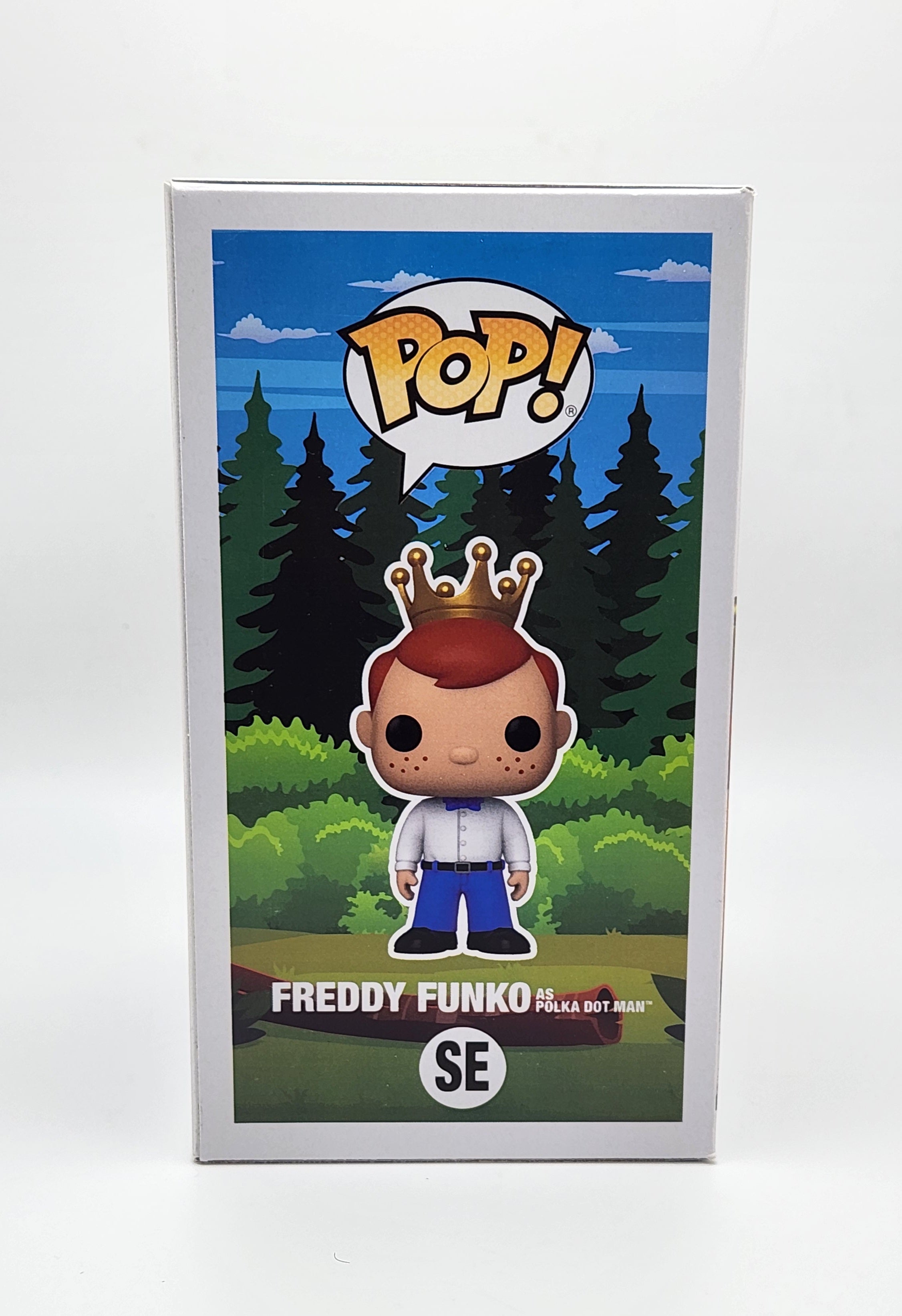 Funko Pop! Freddy Funko as Polka Dot outlets Man