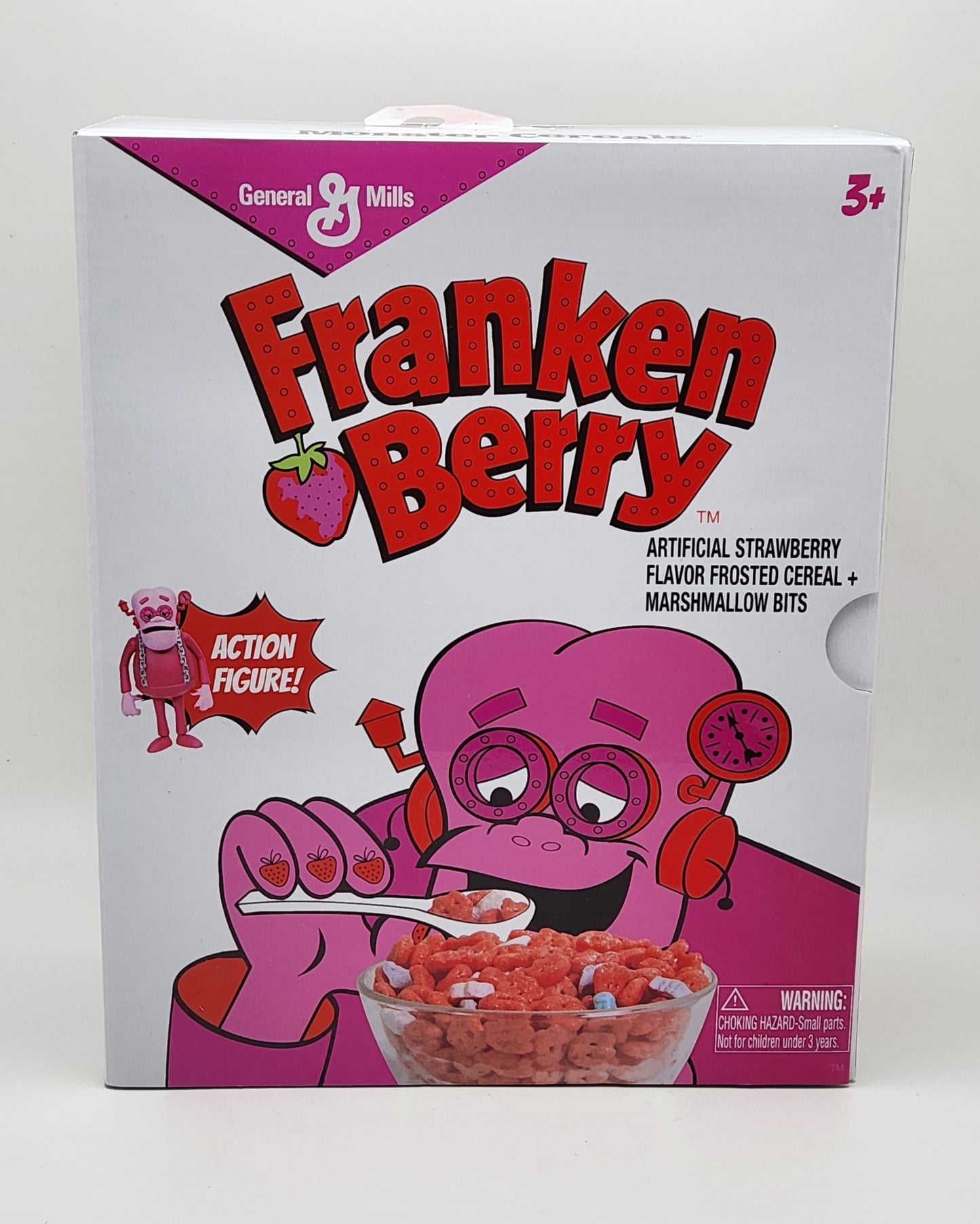 General Mills Monster Cereal- Franken Berry Action Figure (Jada Toys)